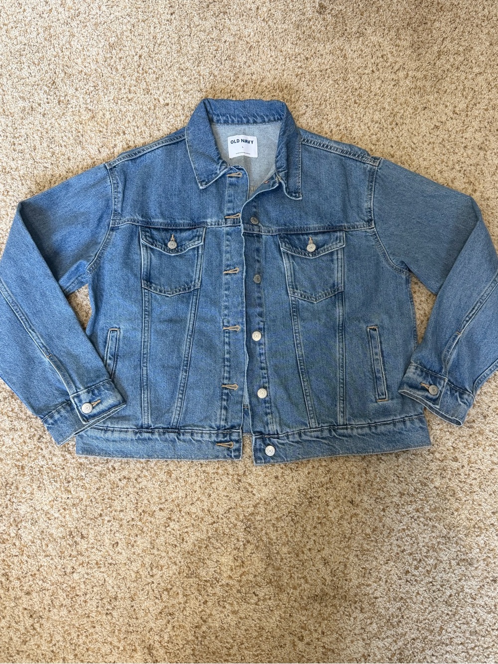 Old Navy Medium Blue Denim Jacket